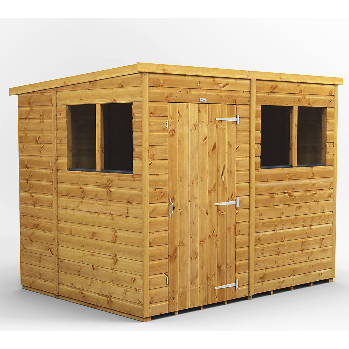 Power 6ft Wide Pent Garden Storage Shed | Optional Windows