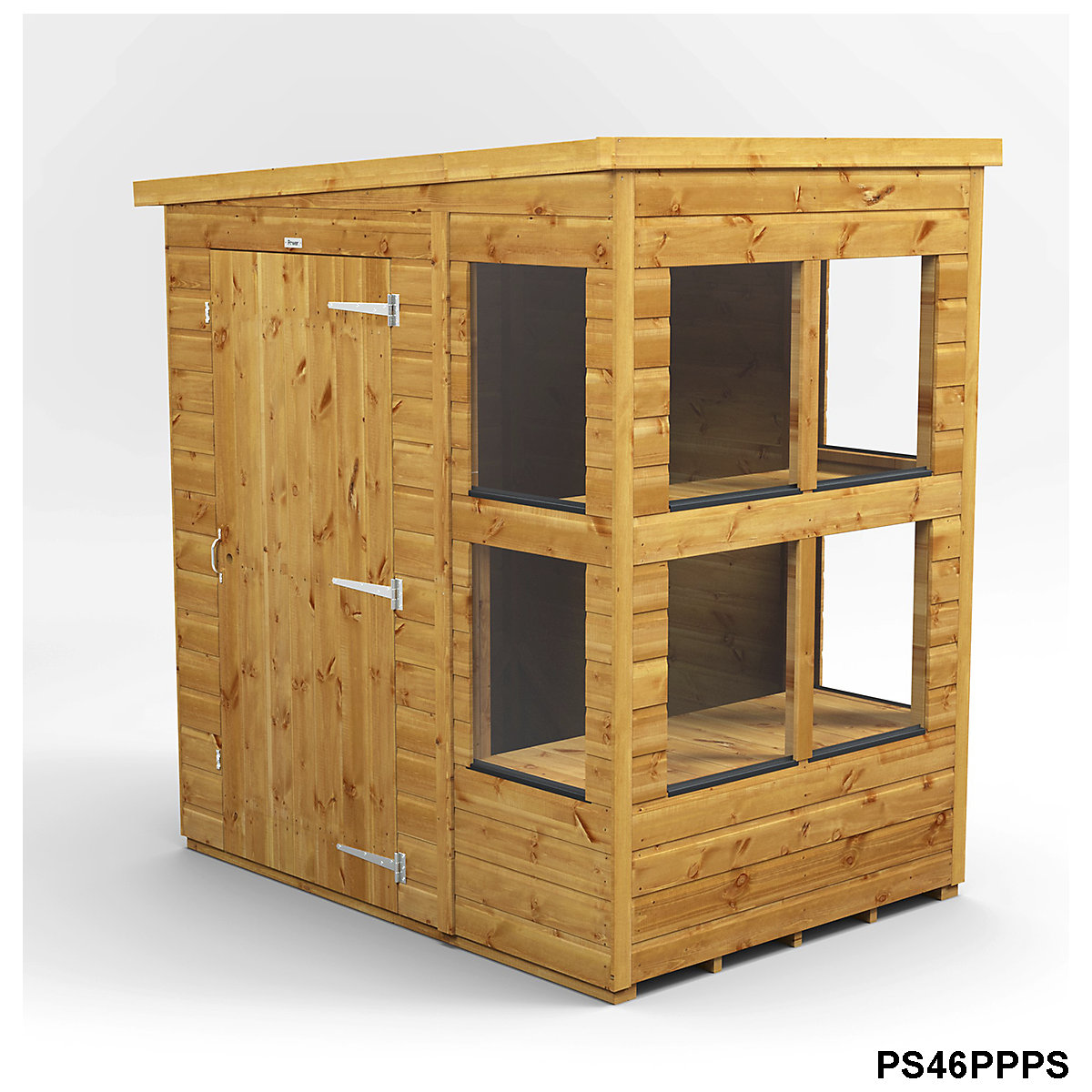 Power 6ft Wide Pent Potting Shed (Product illustration 3)-2