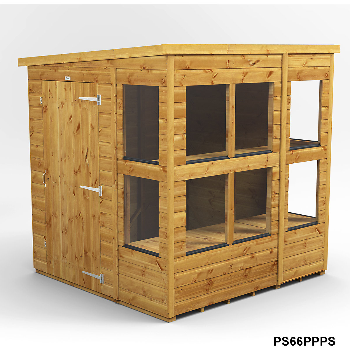 Power 6ft Wide Pent Potting Shed (Product illustration 5)-4
