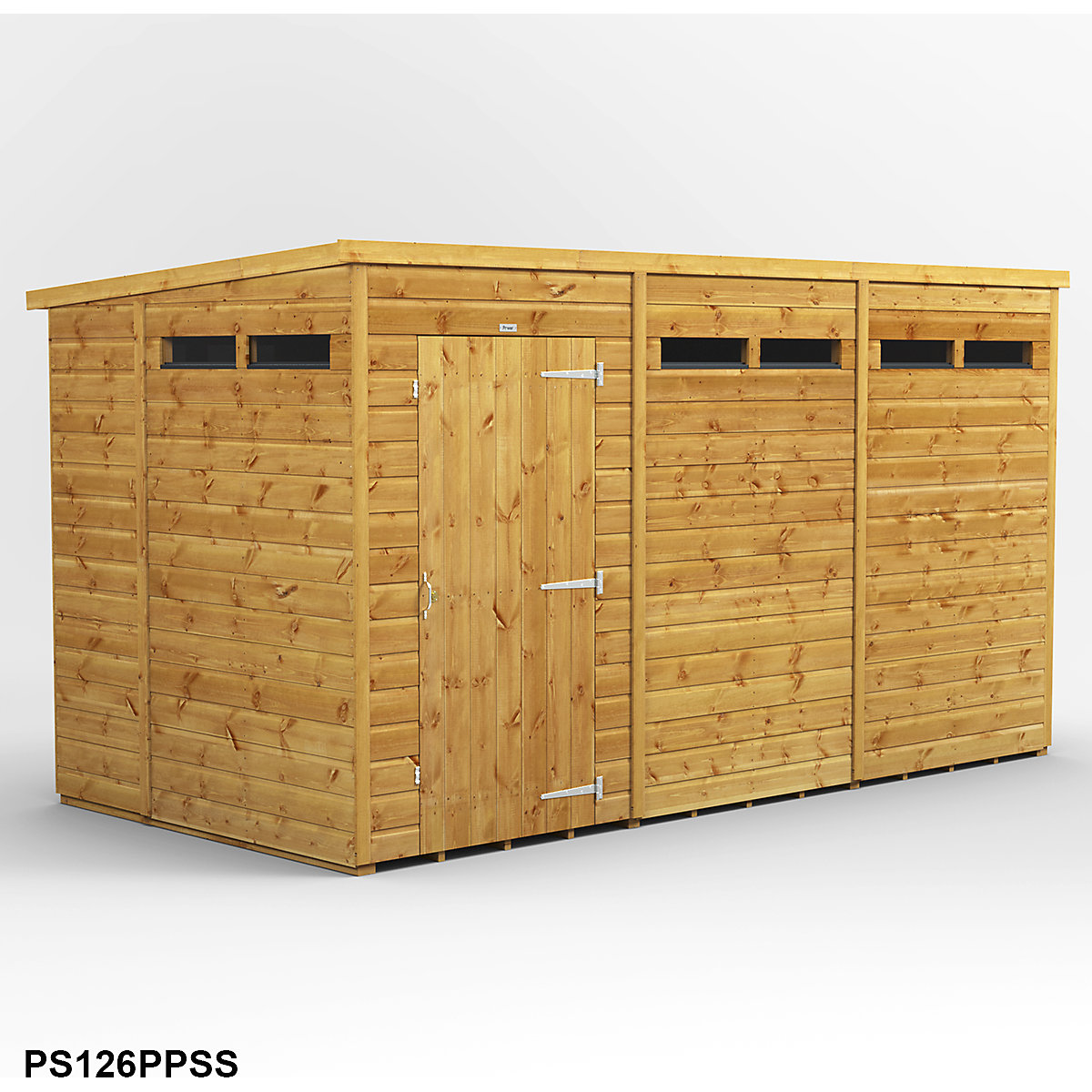 Power 6ft Wide Pent Security Shed (Product illustration 7)-6
