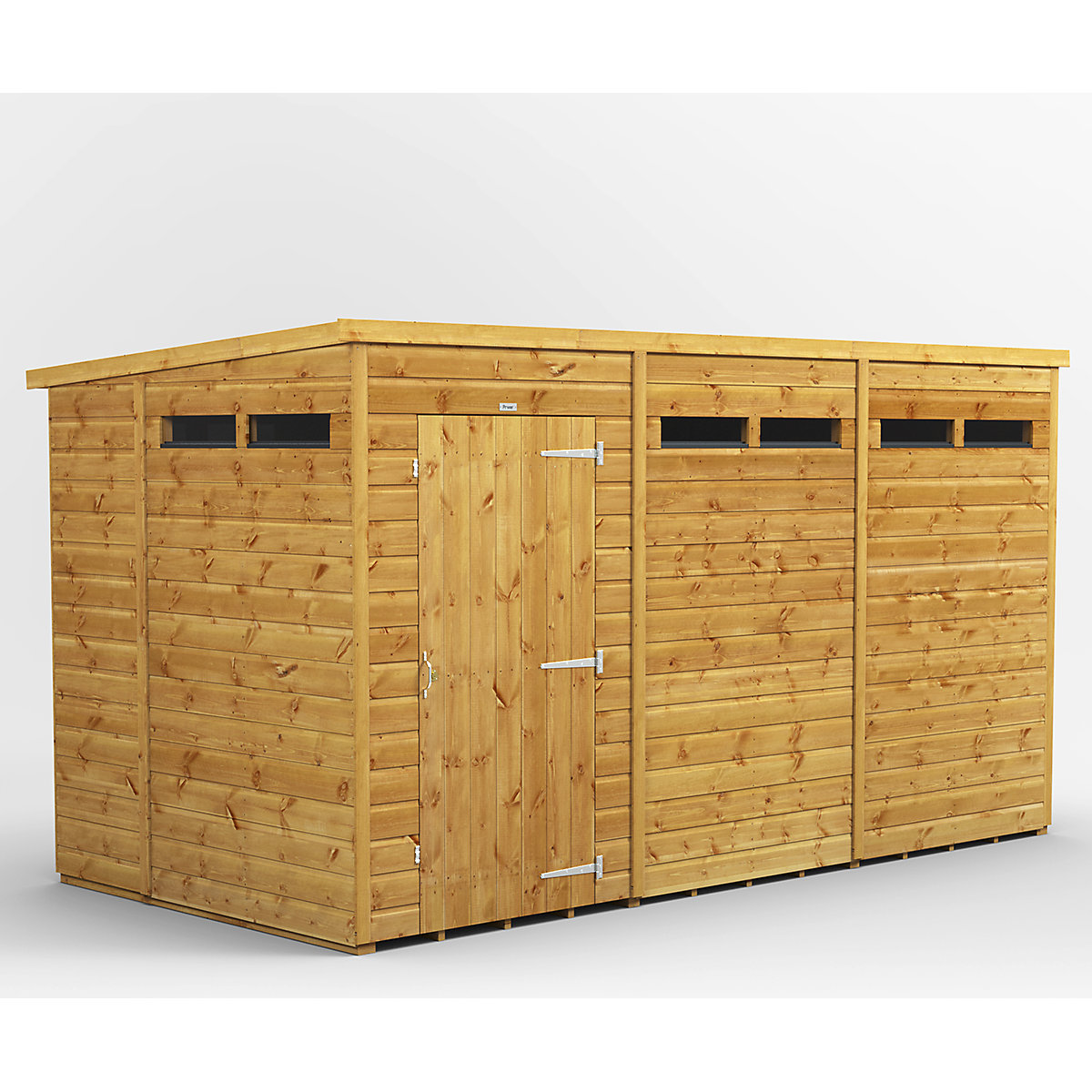 Power 6ft Wide Pent Security Shed