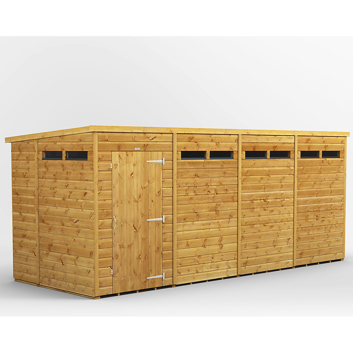 Power 6ft Wide Pent Security Shed