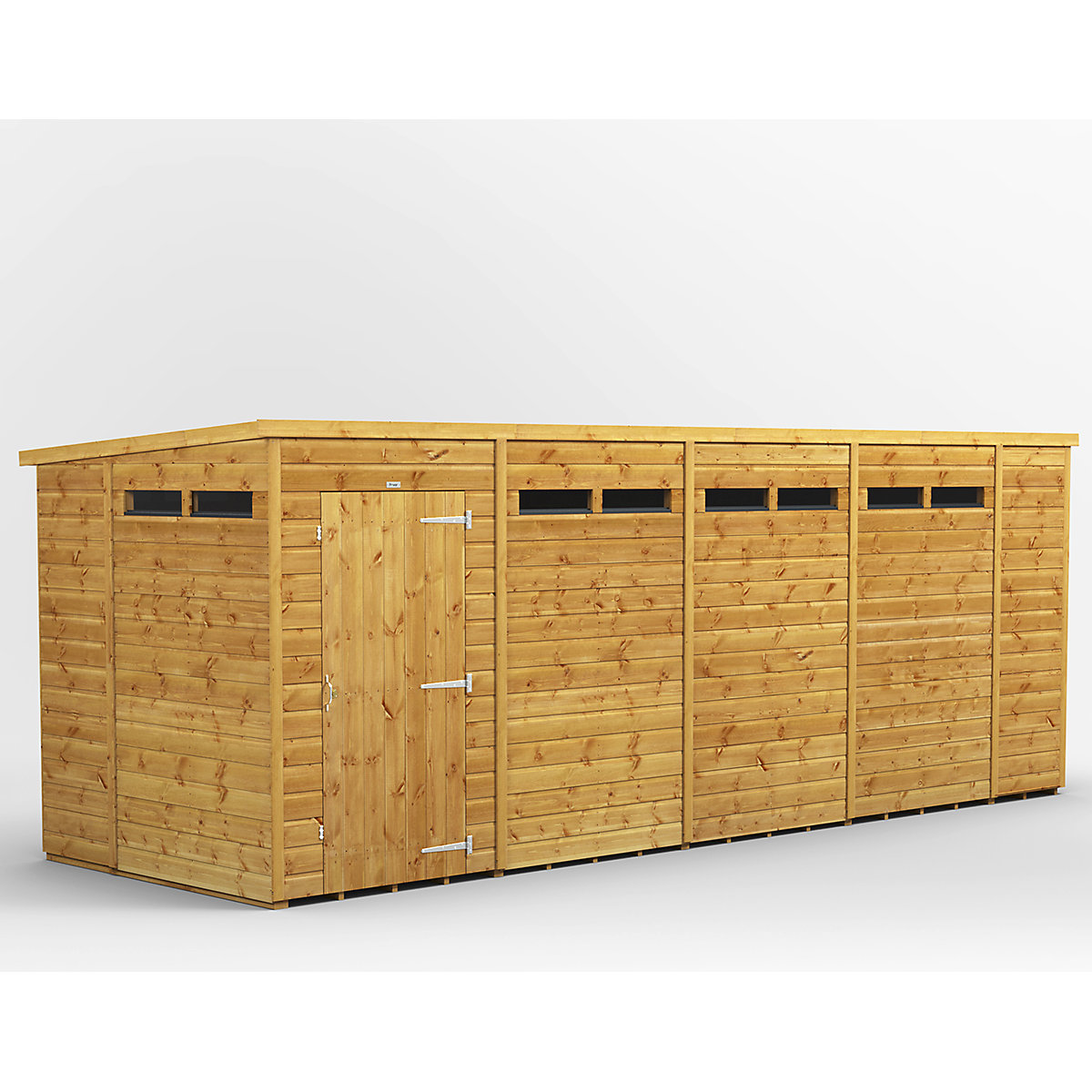 Power 6ft Wide Pent Security Shed