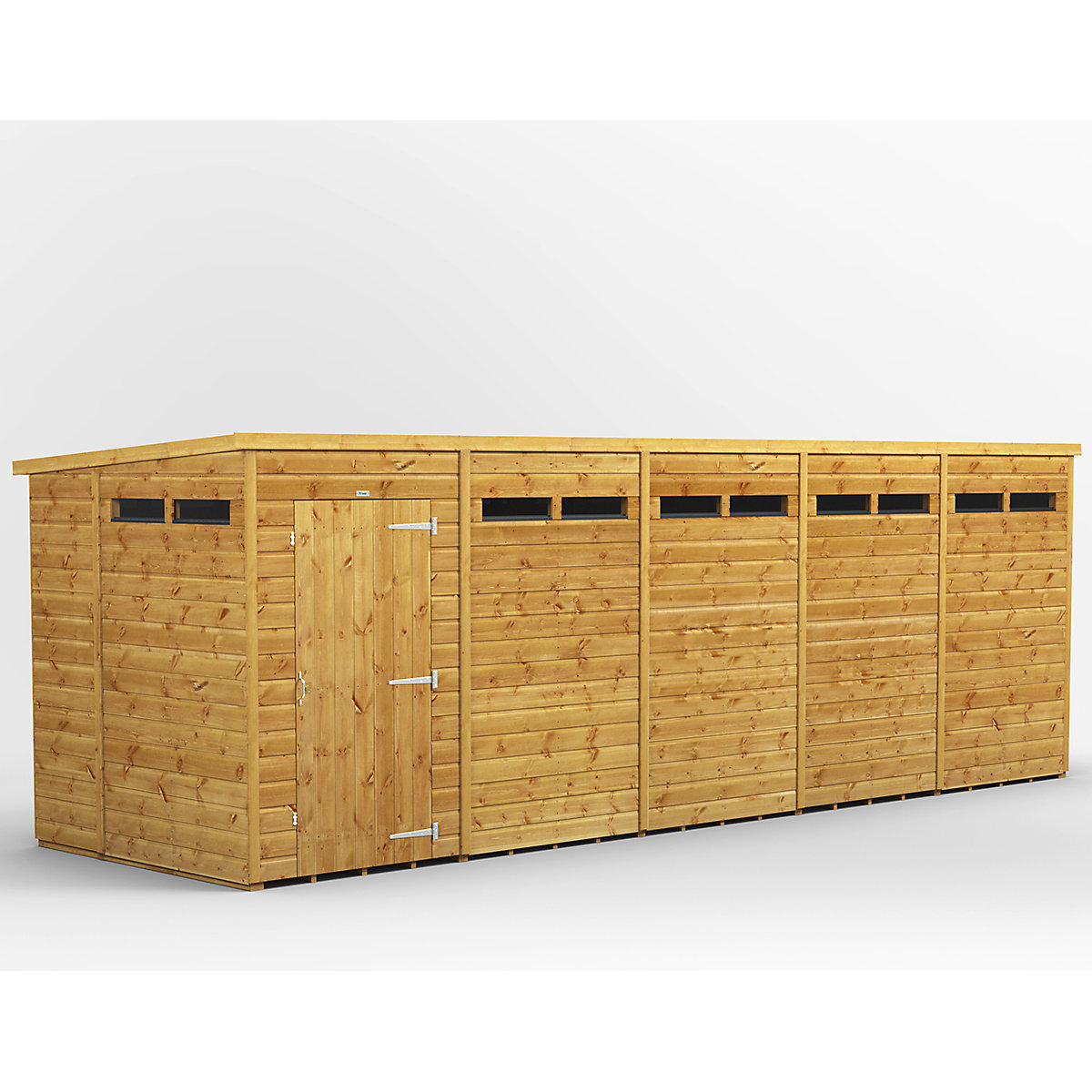 Power 6ft Wide Pent Security Shed
