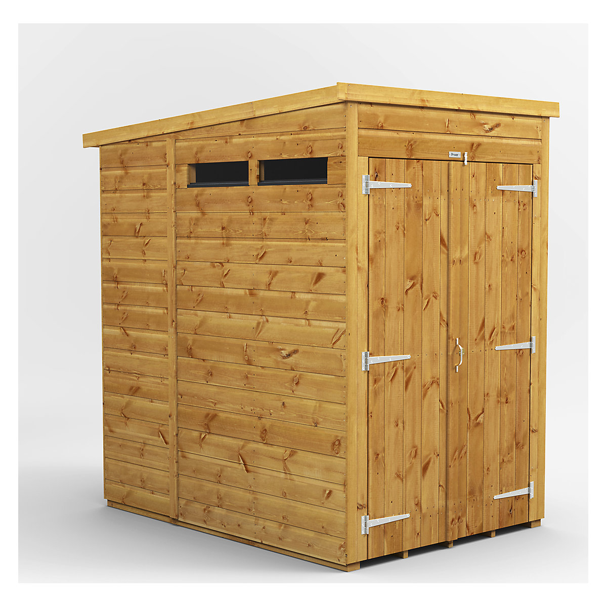 Power 6ft Wide Pent Security Shed