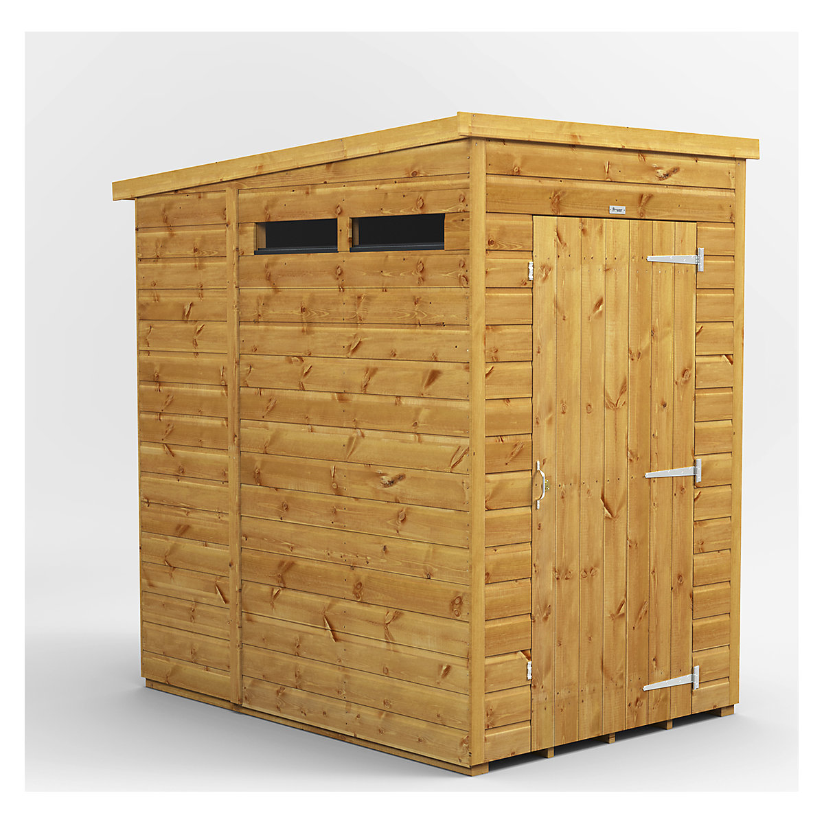 Power 6ft Wide Pent Security Shed