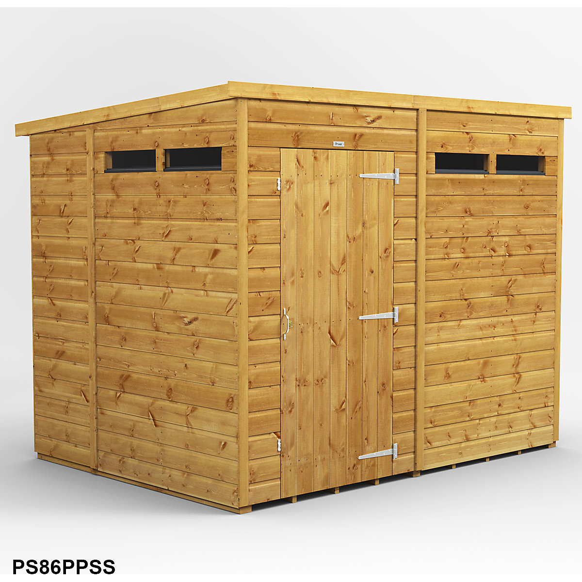 Power 6ft Wide Pent Security Shed (Product illustration 5)-4