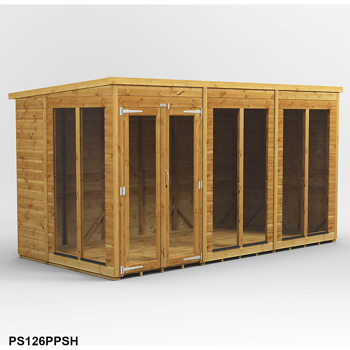 Power 6ft Wide Pent Summer House (Product illustration 7)-6