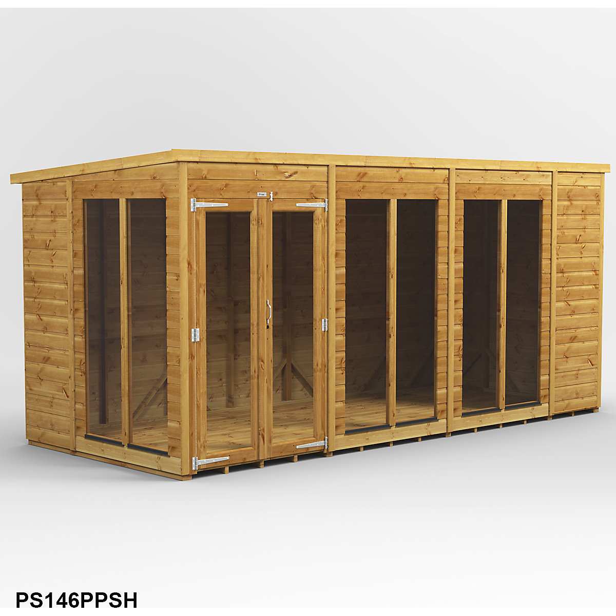Power 6ft Wide Pent Summer House (Product illustration 8)-7