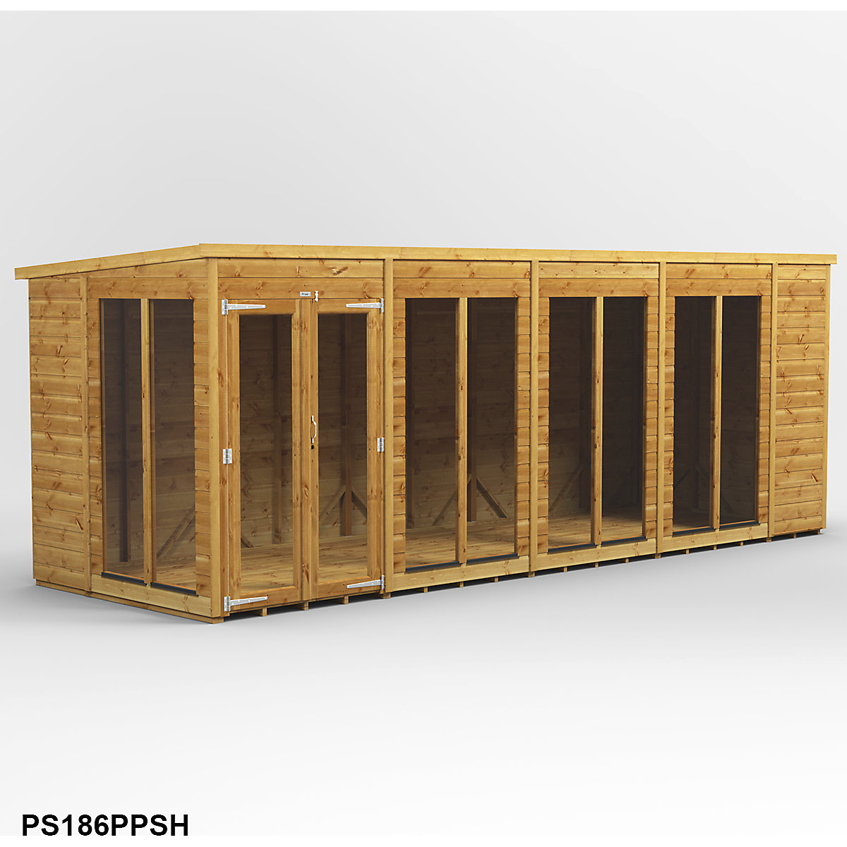 Power 6ft Wide Pent Summer House (Product illustration 10)-9