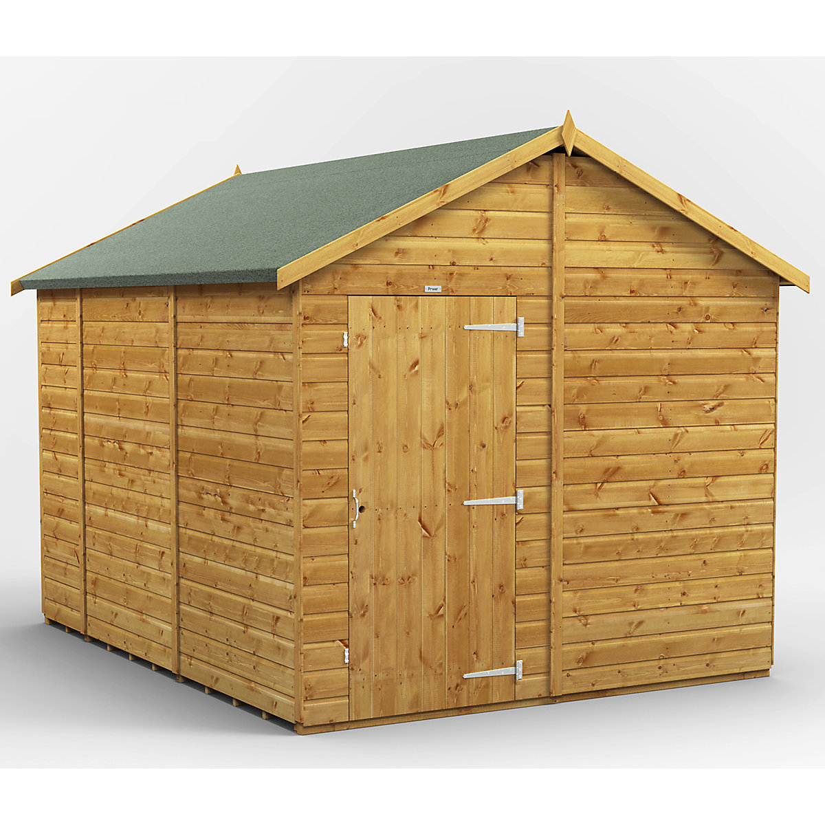 Power 8ft Wide Apex Garden Storage Sheds | Optional Windows