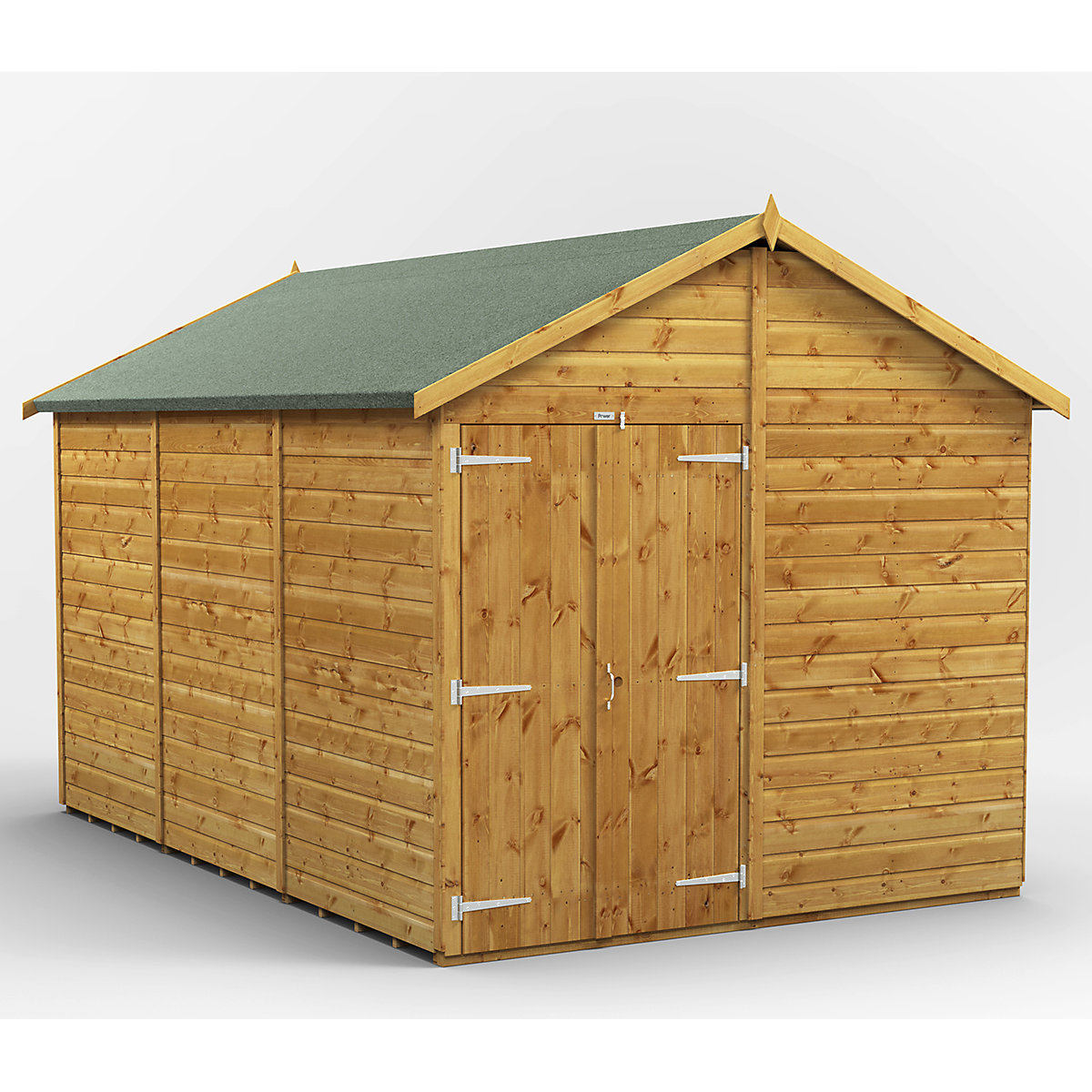 Power 8ft Wide Apex Garden Storage Sheds | Optional Windows