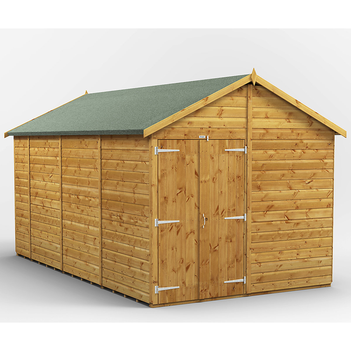 Power 8ft Wide Apex Garden Storage Sheds | Optional Windows