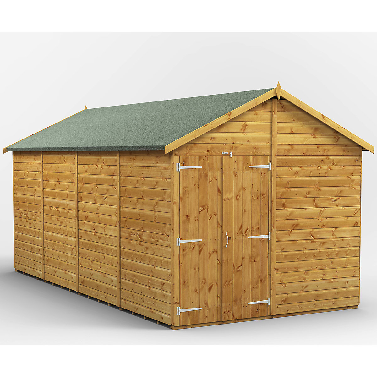Power 8ft Wide Apex Garden Storage Sheds | Optional Windows