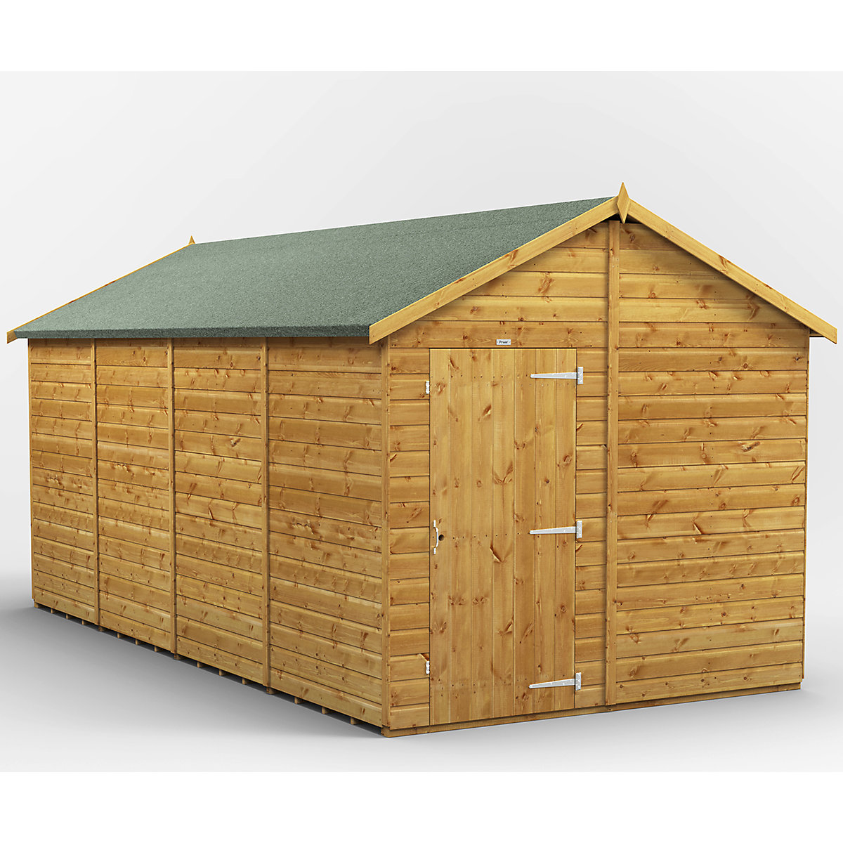 Power 8ft Wide Apex Garden Storage Sheds | Optional Windows