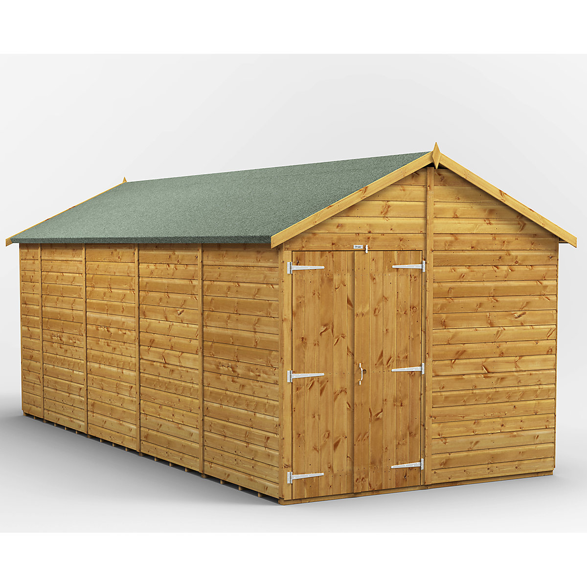 Power 8ft Wide Apex Garden Storage Sheds | Optional Windows