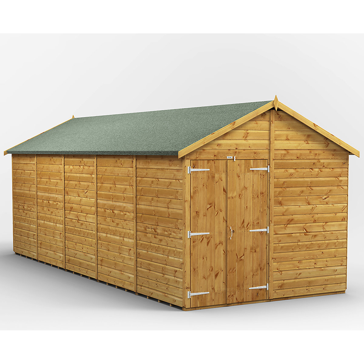Power 8ft Wide Apex Garden Storage Sheds | Optional Windows