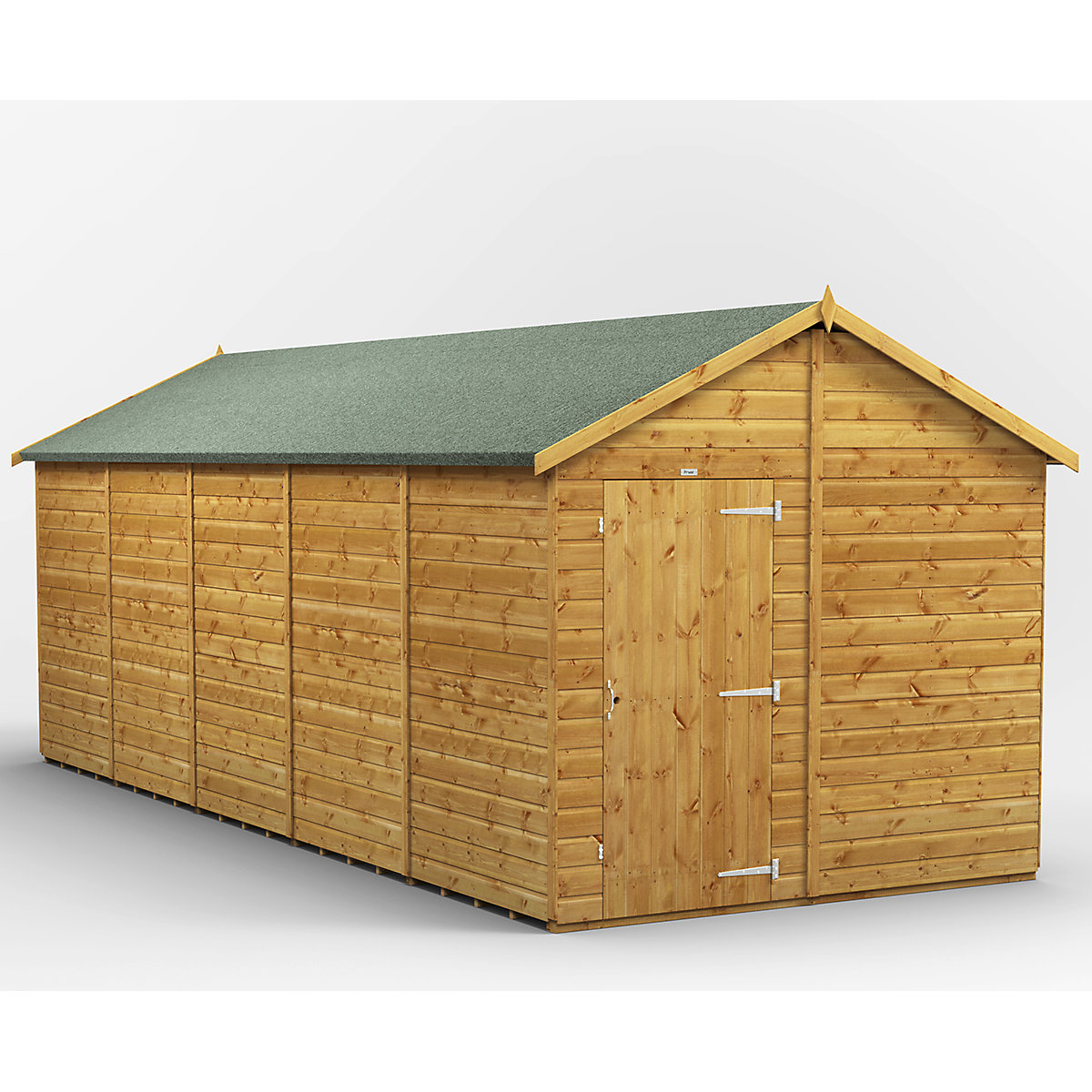 Power 8ft Wide Apex Garden Storage Sheds | Optional Windows