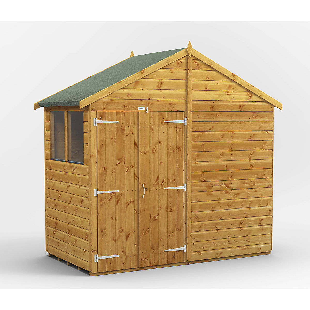 Power 8ft Wide Apex Garden Storage Sheds | Optional Windows