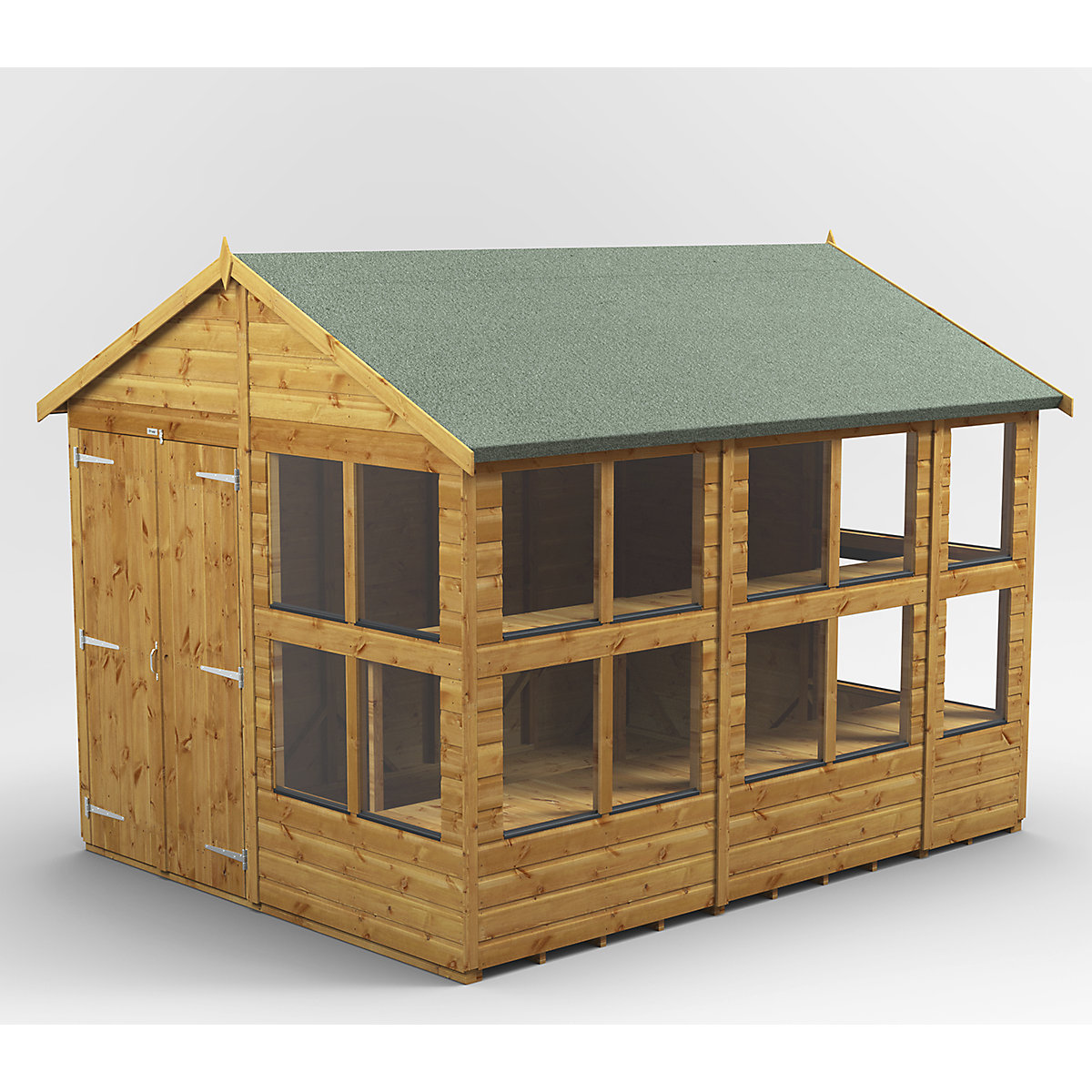 Power 8ft Wide Apex Potting Shed
