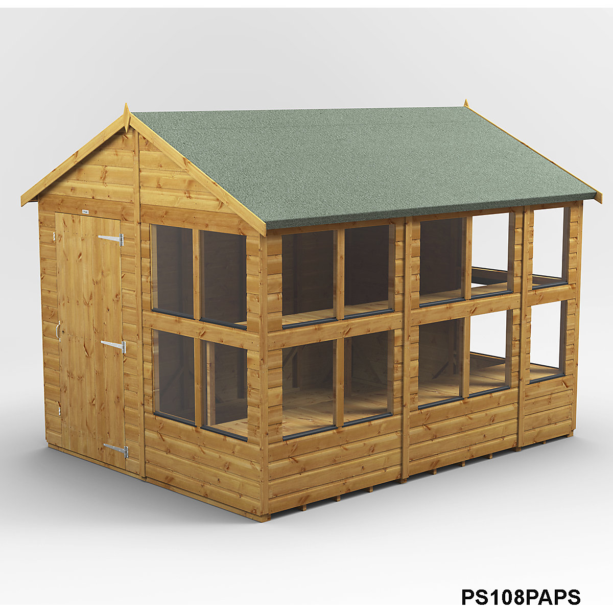 Power 8ft Wide Apex Potting Shed (Product illustration 9)-8