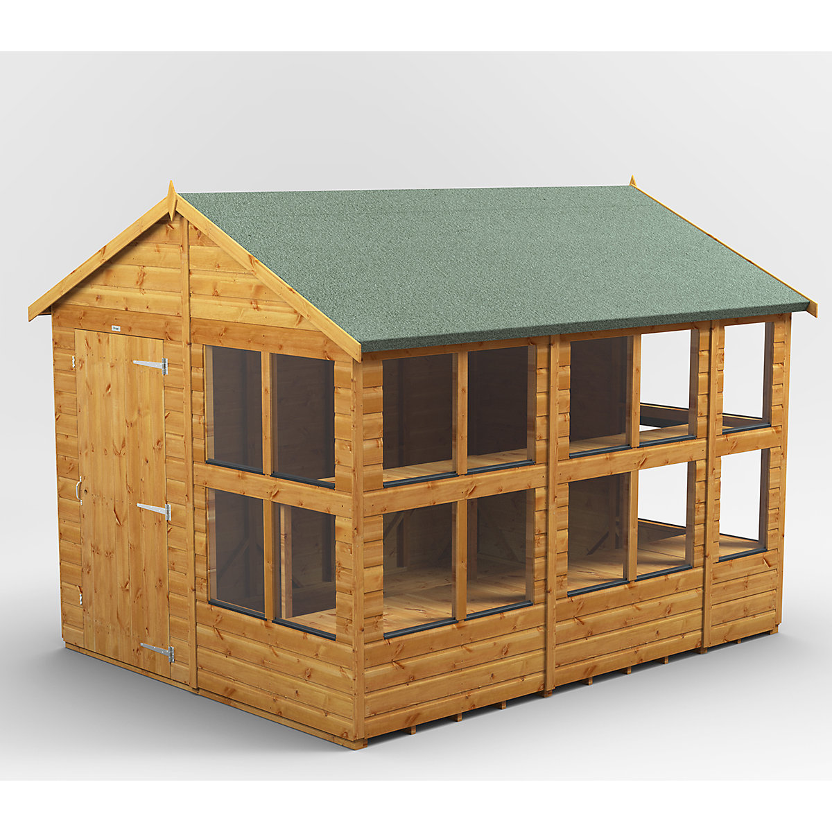 Power 8ft Wide Apex Potting Shed