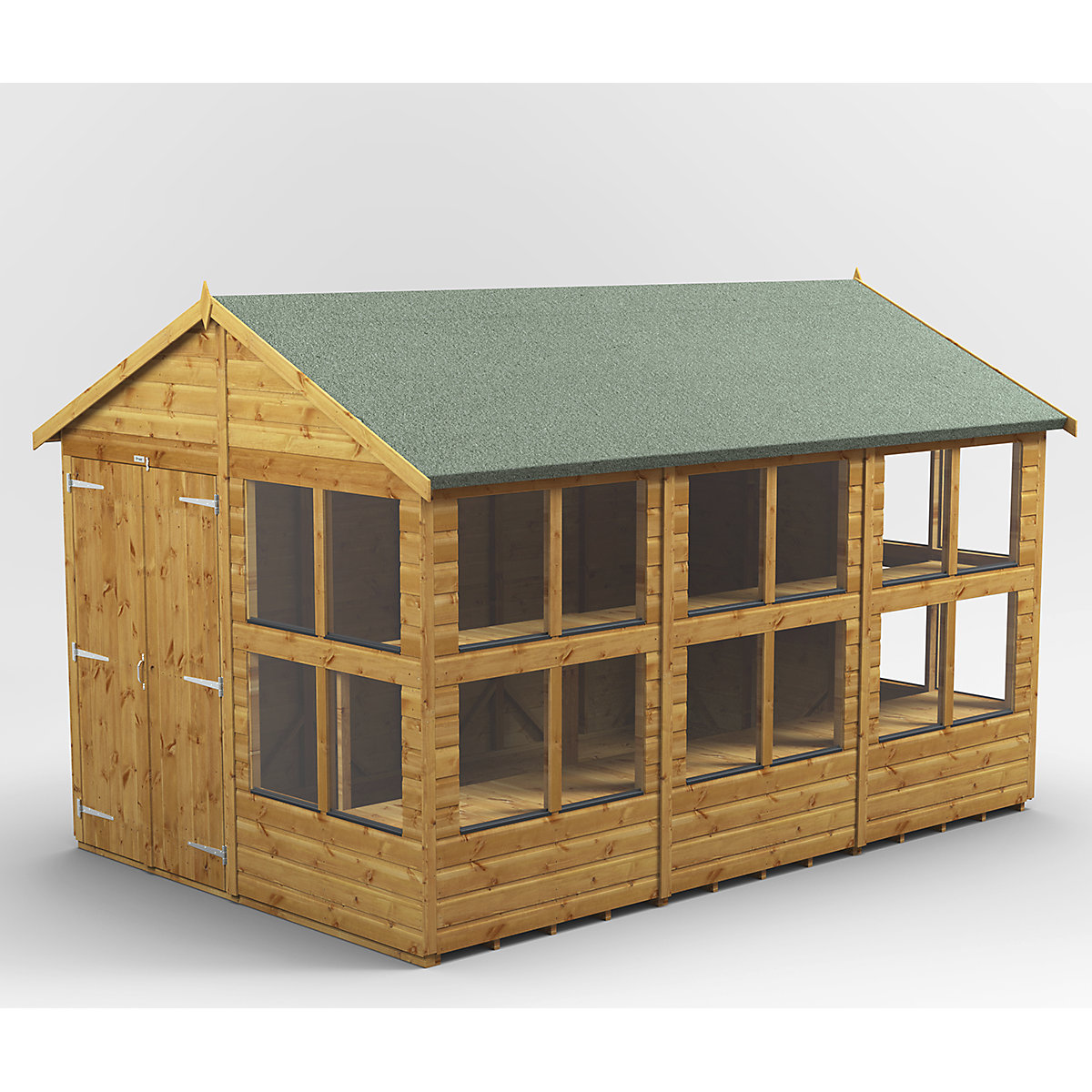 Power 8ft Wide Apex Potting Shed