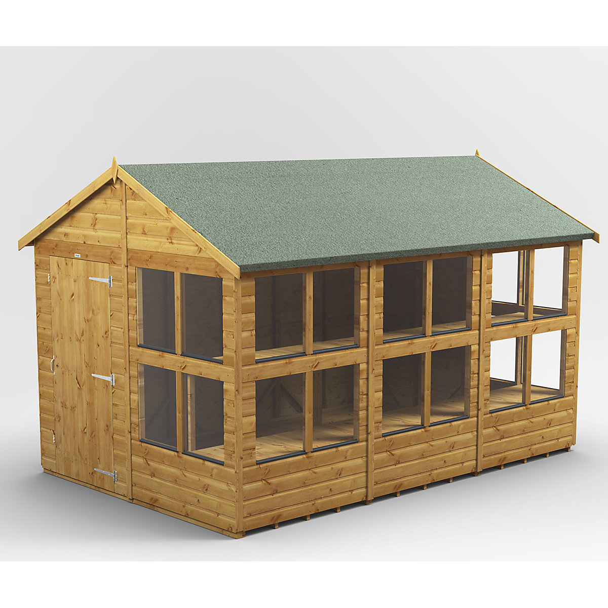 Power 8ft Wide Apex Potting Shed