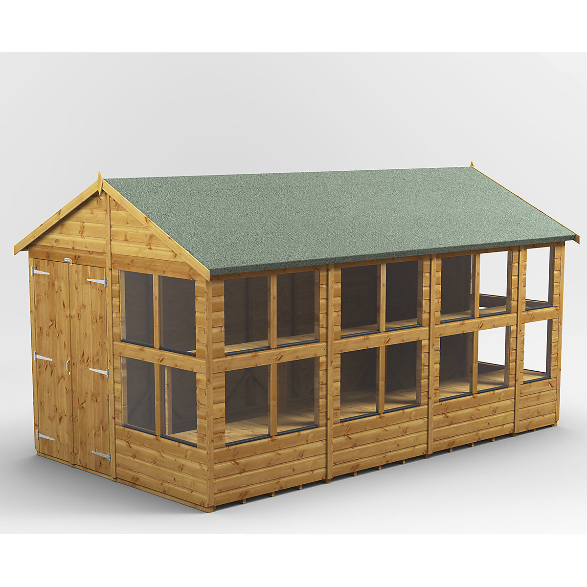 Power 8ft Wide Apex Potting Shed