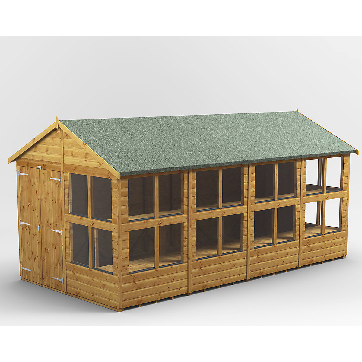 Power 8ft Wide Apex Potting Shed