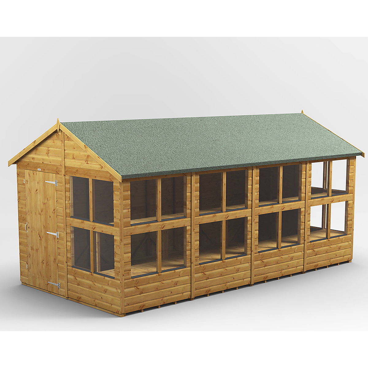 Power 8ft Wide Apex Potting Shed