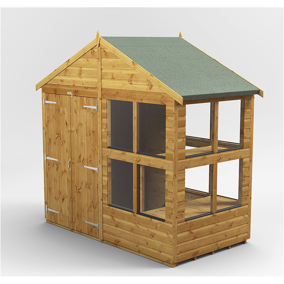 Power 8ft Wide Apex Potting Shed