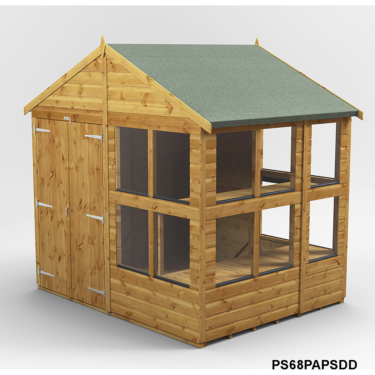 Power 8ft Wide Apex Potting Shed (Product illustration 6)-5