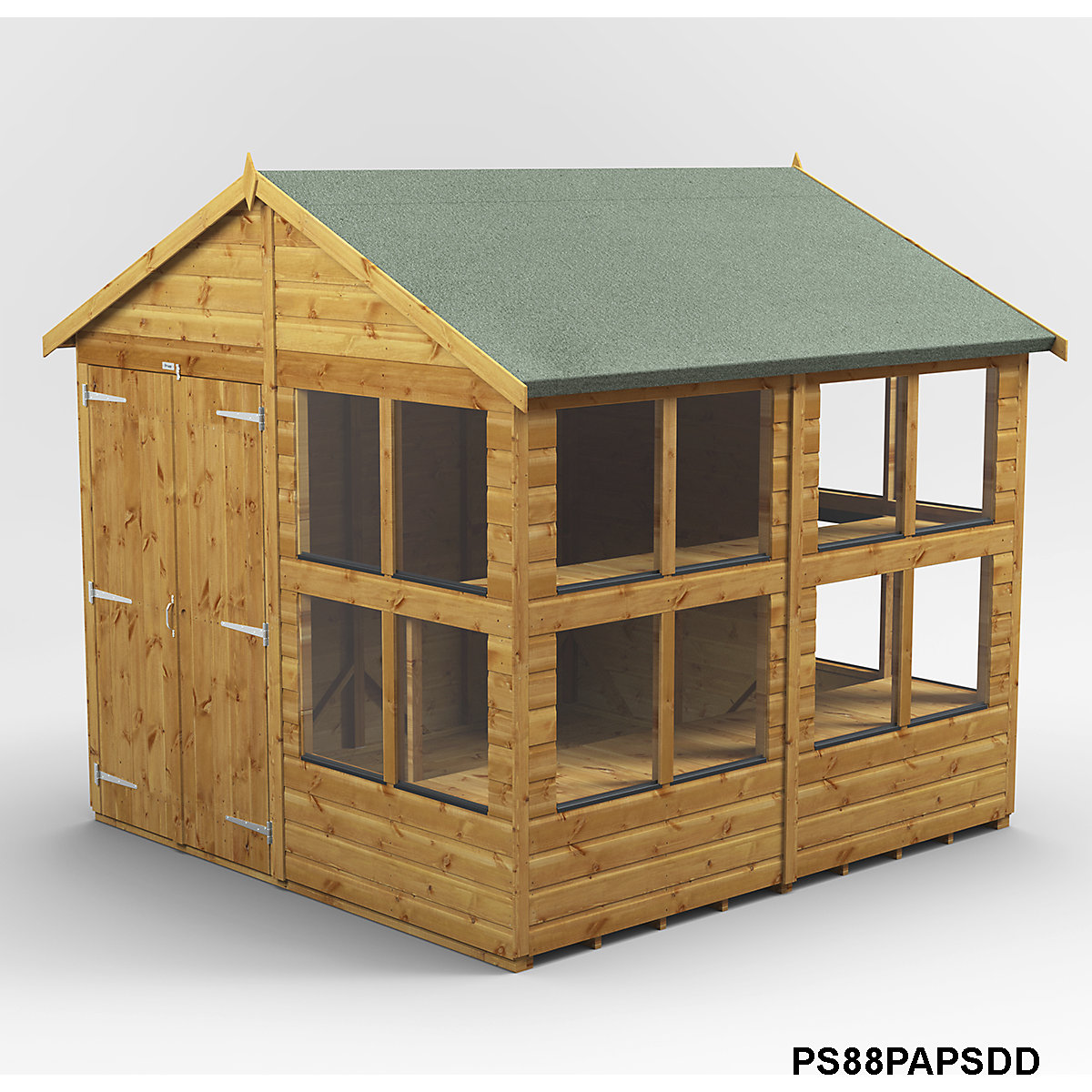 Power 8ft Wide Apex Potting Shed (Product illustration 8)-7