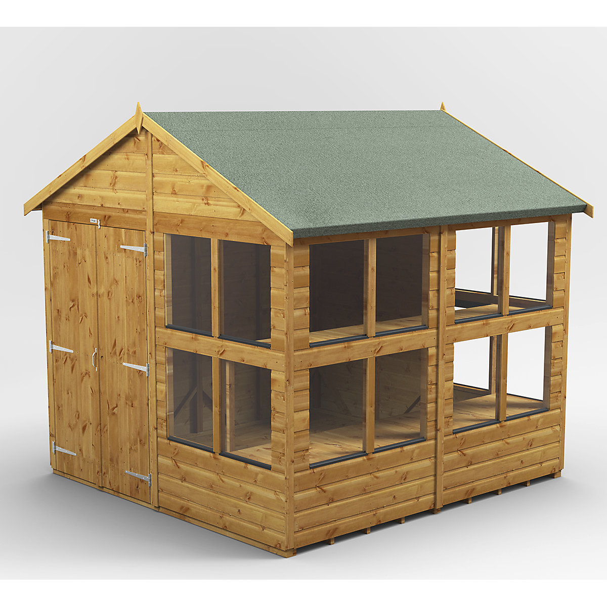 Power 8ft Wide Apex Potting Shed