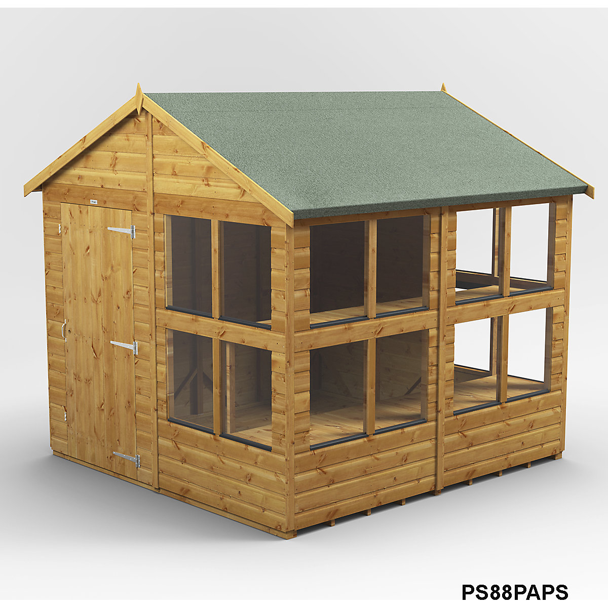 Power 8ft Wide Apex Potting Shed (Product illustration 7)-6