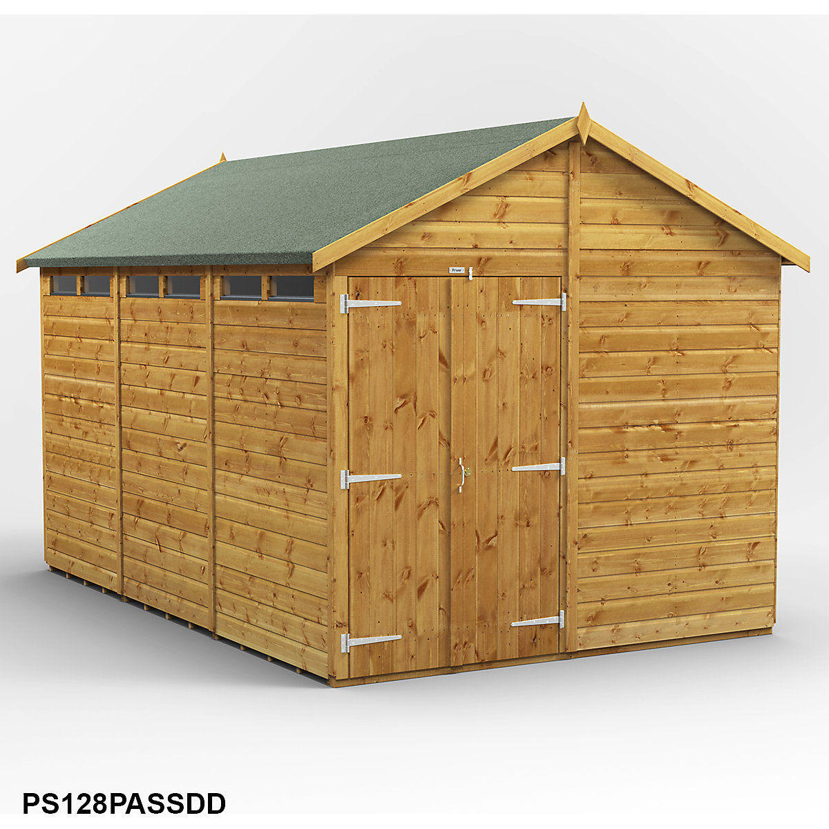Power 8ft Wide Apex Security Shed (Product illustration 16)-15