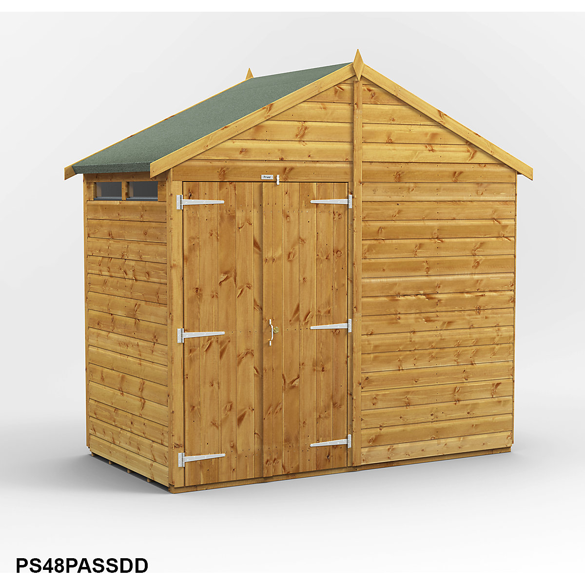 Power 8ft Wide Apex Security Shed (Product illustration 12)-11