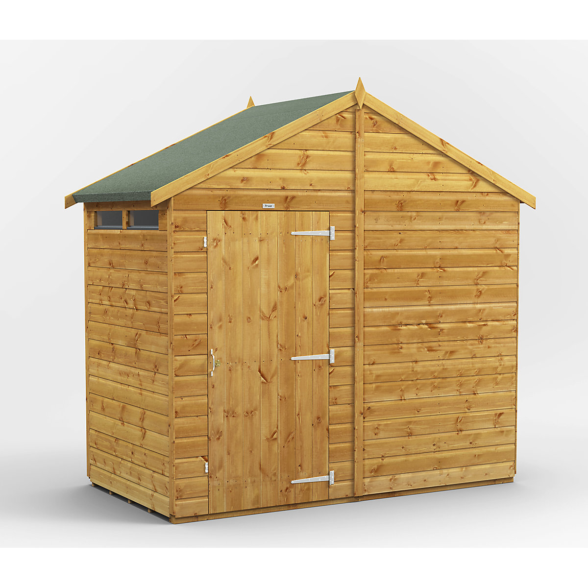 Power 8ft Wide Apex Security Shed