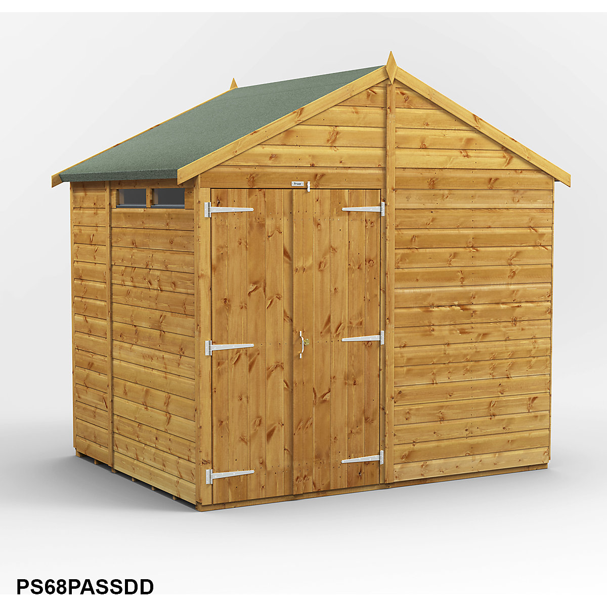 Power 8ft Wide Apex Security Shed (Product illustration 13)-12
