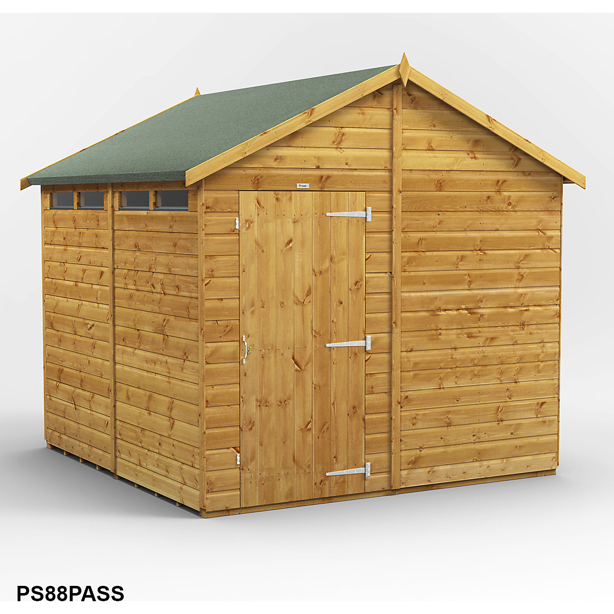 Power 8ft Wide Apex Security Shed (Product illustration 5)-4