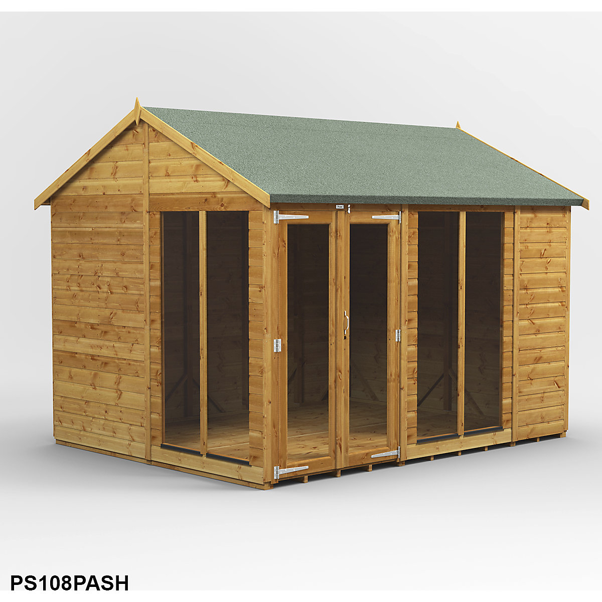 Power 8ft Wide Apex Summer House (Product illustration 6)-5