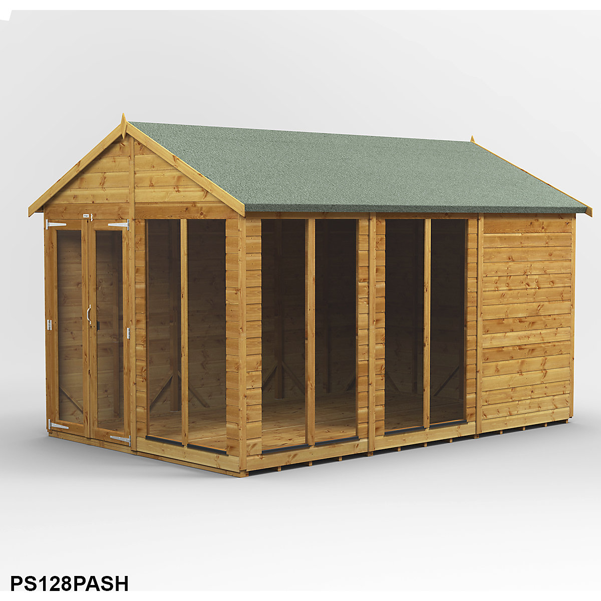 Power 8ft Wide Apex Summer House (Product illustration 7)-6