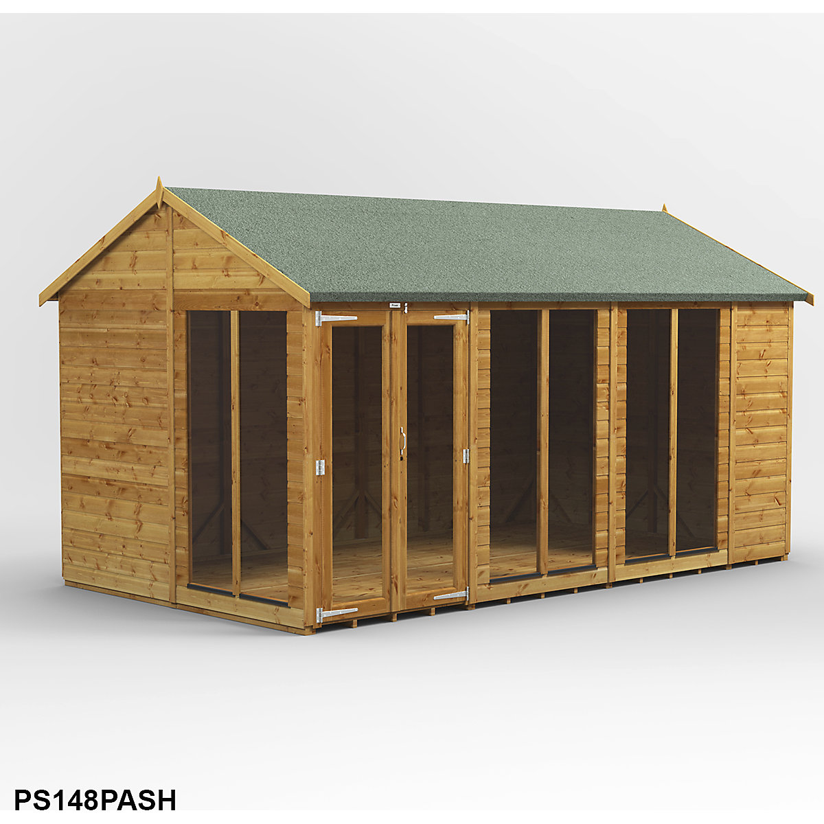 Power 8ft Wide Apex Summer House (Product illustration 8)-7