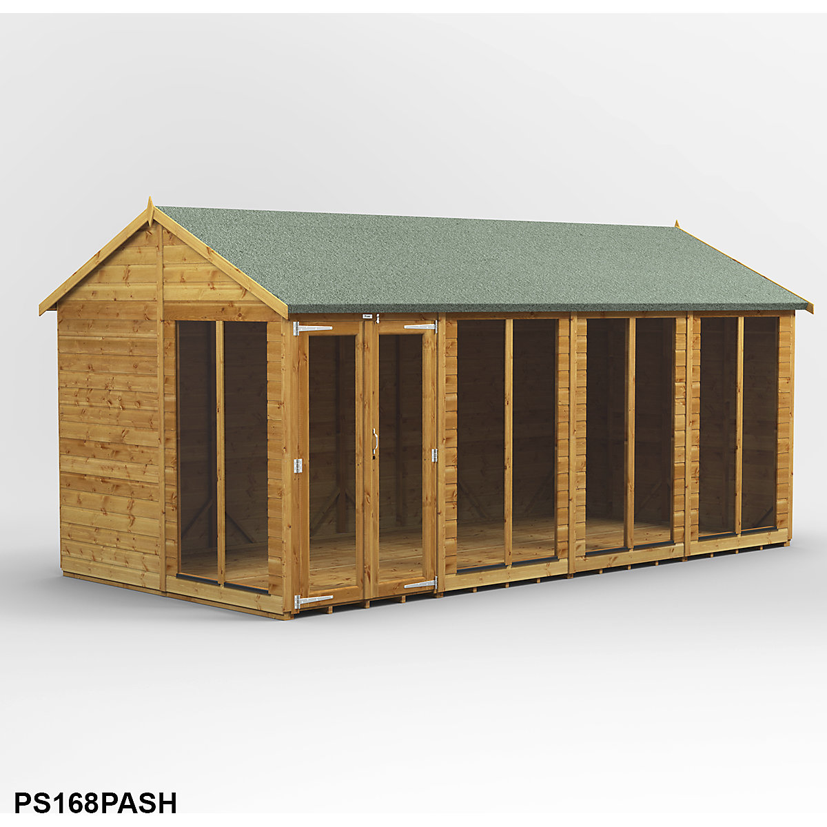 Power 8ft Wide Apex Summer House (Product illustration 9)-8