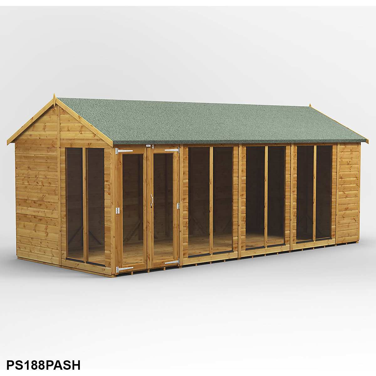 Power 8ft Wide Apex Summer House (Product illustration 10)-9