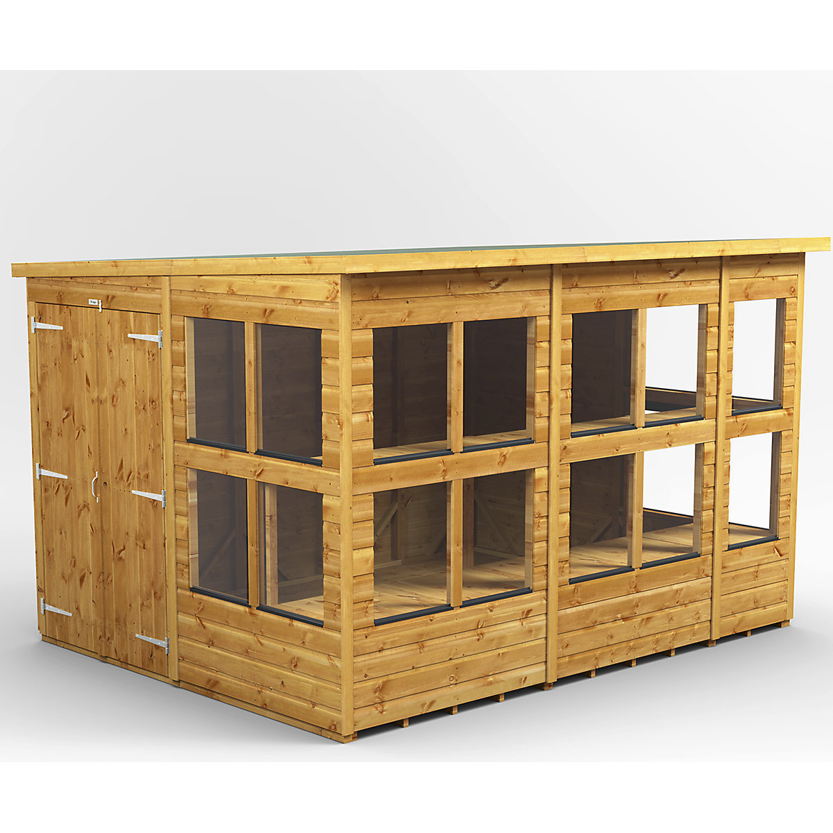Power 8ft Wide Pent Potting Shed