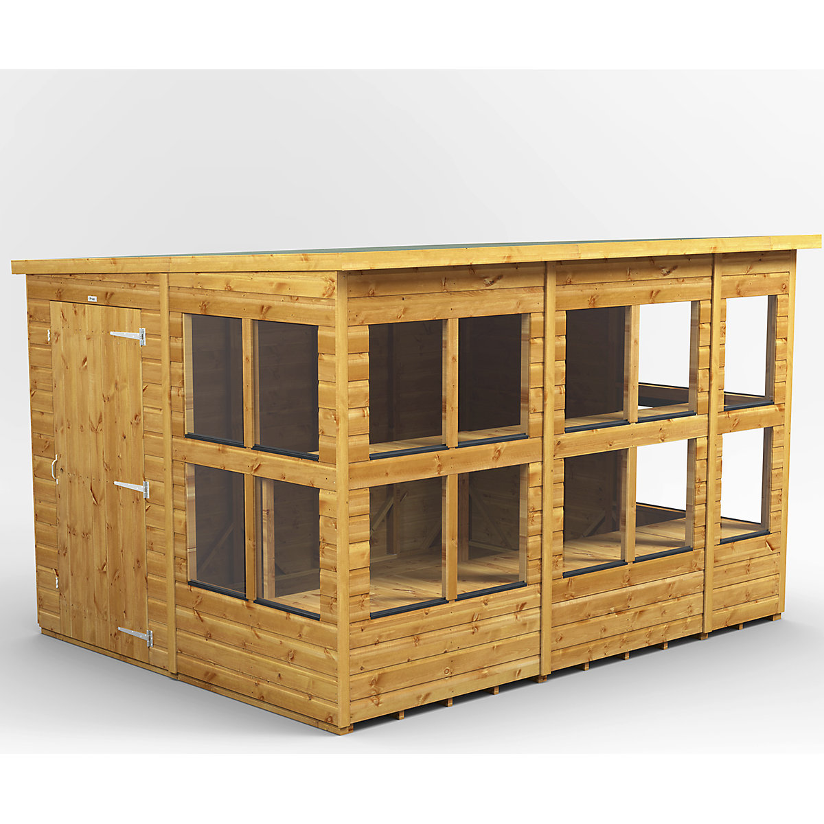 Power 8ft Wide Pent Potting Shed