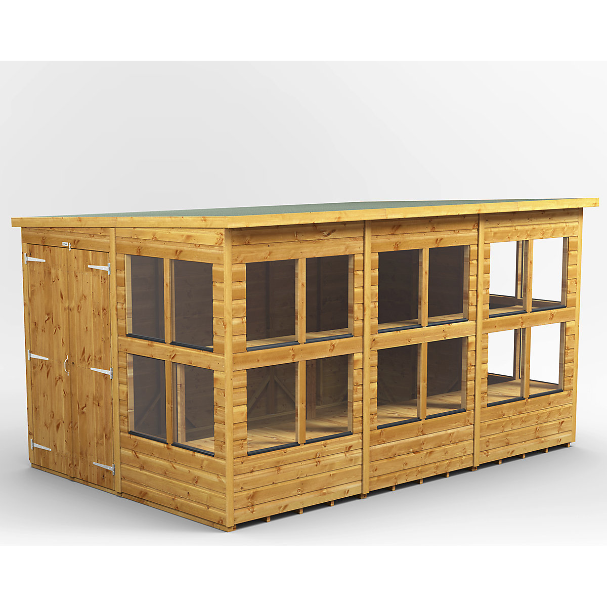 Power 8ft Wide Pent Potting Shed