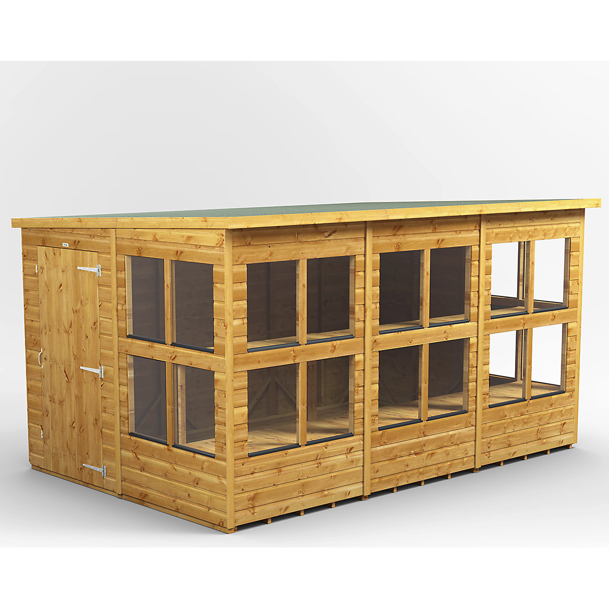 Power 8ft Wide Pent Potting Shed